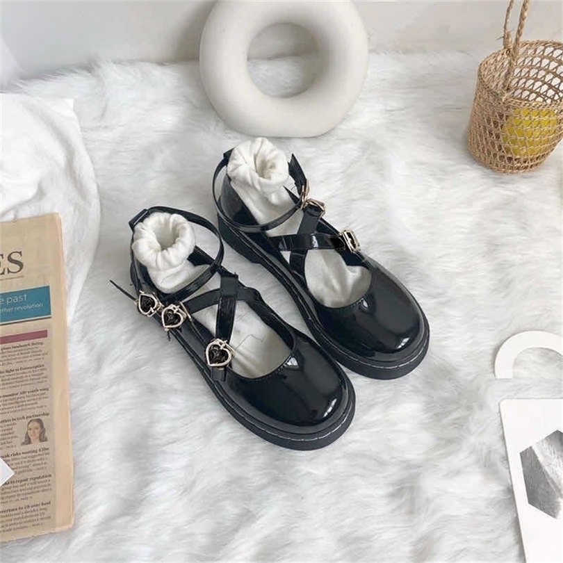 Sepatu Platform Mary Jane Lolita Lucu Datar Tali Gesper Kulit Paten Hitam Wanita Kawaii Seragam Sekolah Jepang 220614, Bright black
Sepatu Platform Mary Jane Lolita Lucu Datar Tali Gesper Kulit Paten Hitam Wanita Kawaii Seragam Sekolah Jepang 220614, Bright black