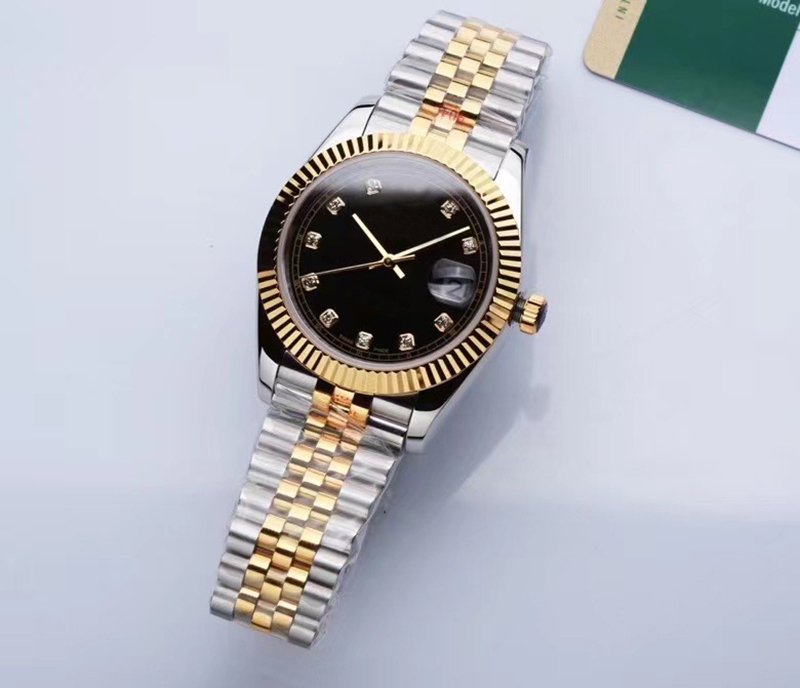 With Box men watch 41mm Mechanical automatic watch Ceramic bezel Sapphire watche Gliding clasp movement watches blue luminous wristwatch Gold watches, Color 7
With Box men watch 41mm Mechanical automatic watch Ceramic bezel Sapphire watche Gliding clasp movement watches blue luminous wristwatch Gold watches, Color 7