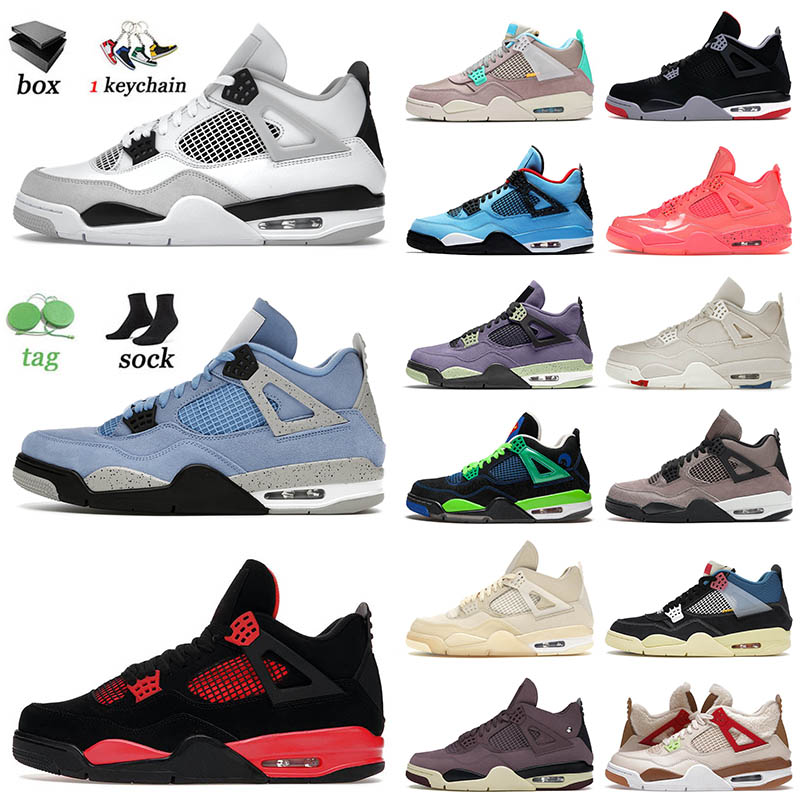Designer Mens Basketball Shoes 4 4s IV Top Jumpman Sail Cactus Jack Doernbenc Jorden Off Sail Black Cat Cool Grey Trainers Sports Sneakers Eur 36-47, C51 military blue 40-47
Designer Mens Basketball Shoes 4 4s IV Top Jumpman Sail Cactus Jack Doernbenc Jorden Off Sail Black Cat Cool Grey Trainers Sports Sneakers Eur 36-47, C51 military blue 40-47