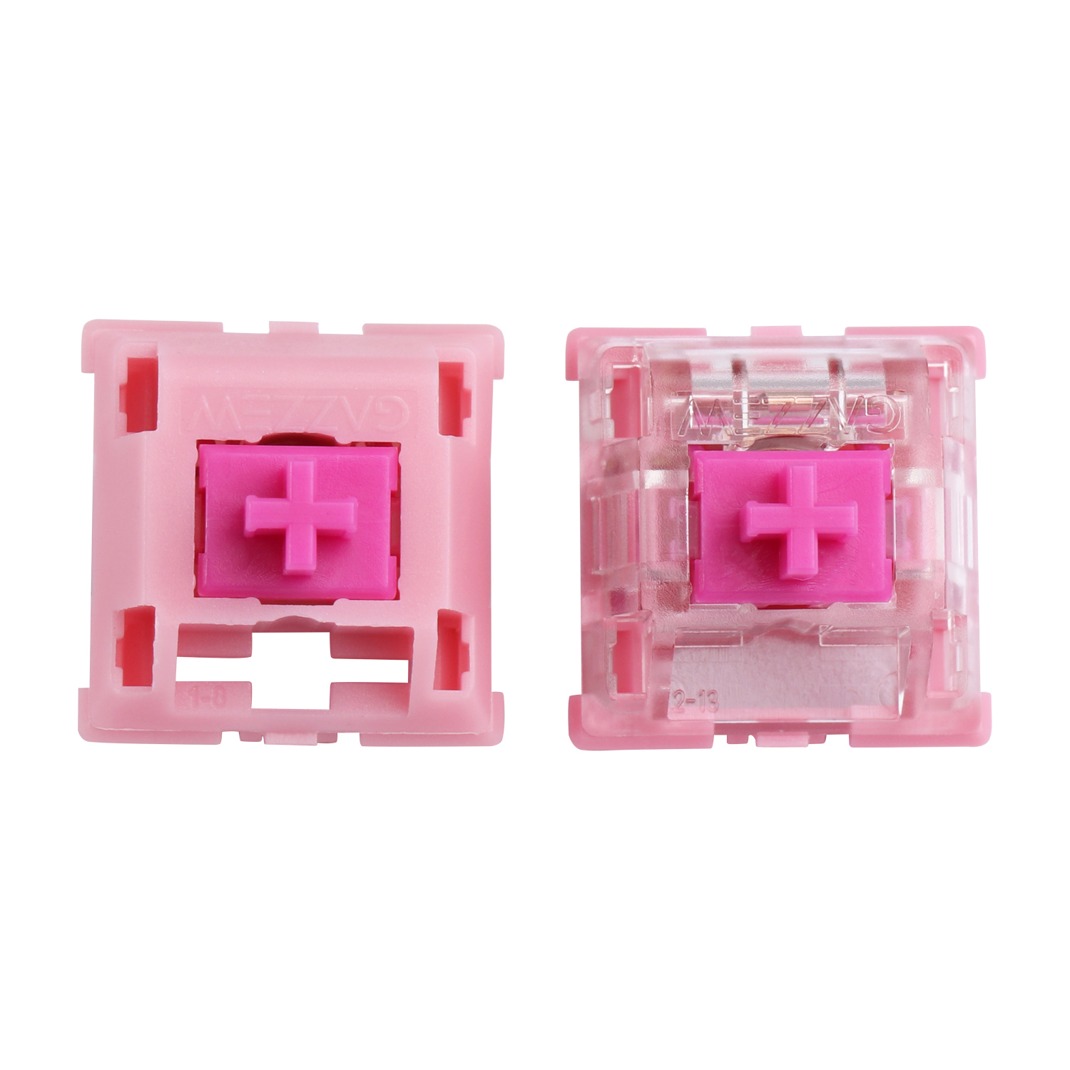 Keyboards Gazzew Boba gum pink silent Linear Bobagum RGB for Mechanical keyboard custom switch 5pin 52g 62g 68g bottom 221018