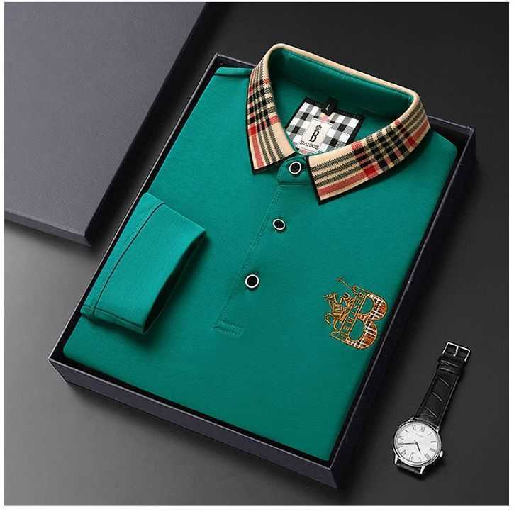 Men's T-shirts Burbrerys Designer Fashion Brand Spring Autumn Long Sleeve T-shirt Men Pure Color Handsome Undercoat Silk Cotton Polo Shirtvej4 WYEV, Black
Men's T-shirts Burbrerys Designer Fashion Brand Spring Autumn Long Sleeve T-shirt Men Pure Color Handsome Undercoat Silk Cotton Polo Shirtvej4 WYEV, Black