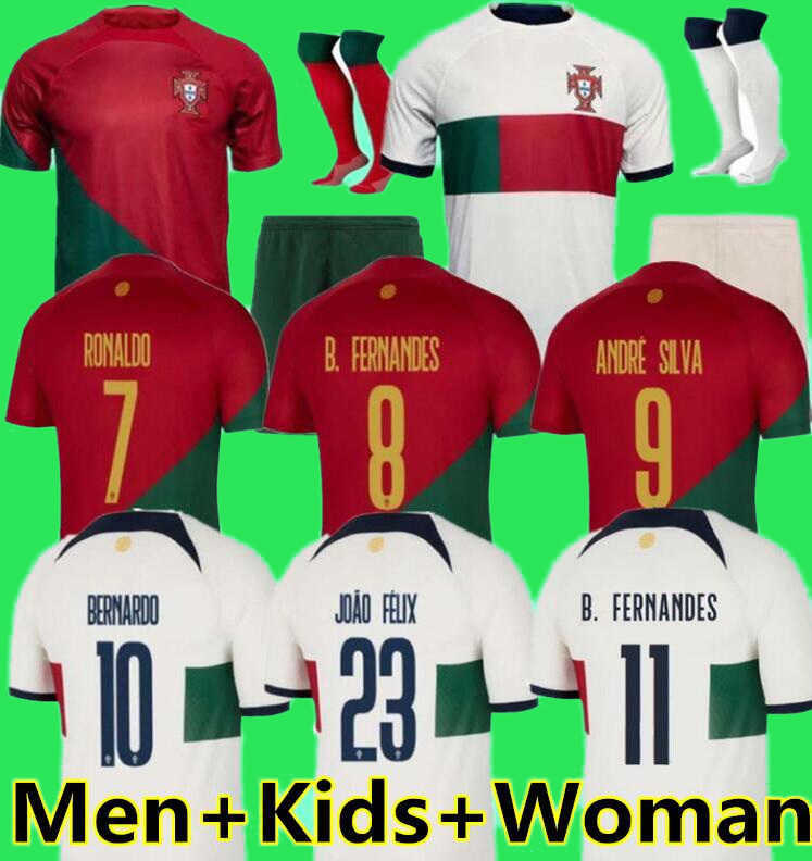 Soccer Jerseys world 22 23 Portuguesa JOAO FELIX soccer kits RUBEN NEVES BRUNO RONALDO FERNANDES Portugieser 2022 football uniform Men Kids woman kit, Home woman
Soccer Jerseys world 22 23 Portuguesa JOAO FELIX soccer kits RUBEN NEVES BRUNO RONALDO FERNANDES Portugieser 2022 football uniform Men Kids woman kit, Home woman