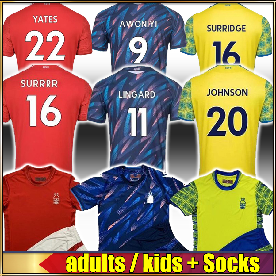 GRABBAN 22 23 Nottingham Soccer Jersey Johnson Surridge Forest Awoniyi AMEOBI MIGHTEN KROVINOVIC Zinckernagel LINGARD 2022 2023 Men kids Socks Football Shirt, 22-23 away kids
GRABBAN 22 23 Nottingham Soccer Jersey Johnson Surridge Forest Awoniyi AMEOBI MIGHTEN KROVINOVIC Zinckernagel LINGARD 2022 2023 Men kids Socks Football Shirt, 22-23 away kids