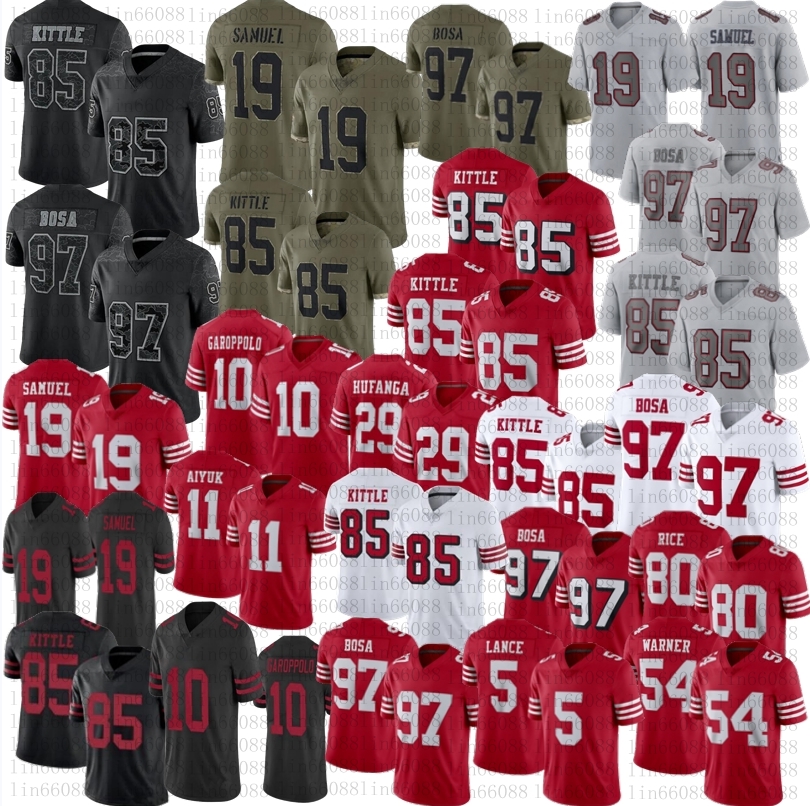 5 Trey Lance 85 George Kittle Football Jersey Men Jimmy Garoppolo 97 Nick Bosa 54 Fred Warner 19 Deebo Samuel Jerry Rice Joe Montana Talanoa Hufanga Brandon Aiyuk, Gray fashion
5 Trey Lance 85 George Kittle Football Jersey Men Jimmy Garoppolo 97 Nick Bosa 54 Fred Warner 19 Deebo Samuel Jerry Rice Joe Montana Talanoa Hufanga Brandon Aiyuk, Gray fashion
