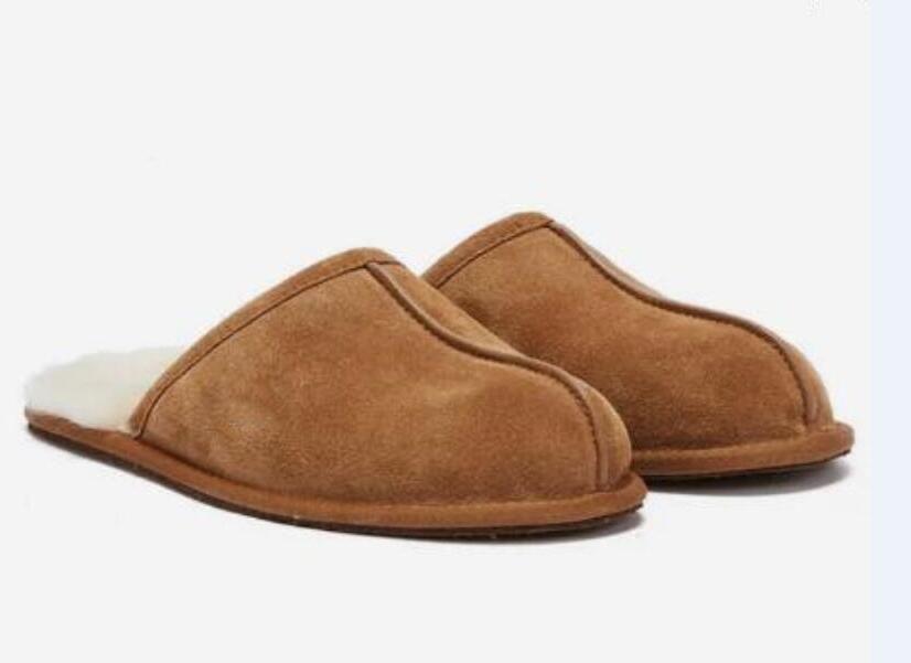 Women's Cotton Slippers Boots Men Women Real Genuine Suede Leather Indoor Thin Sole Slipper Boots