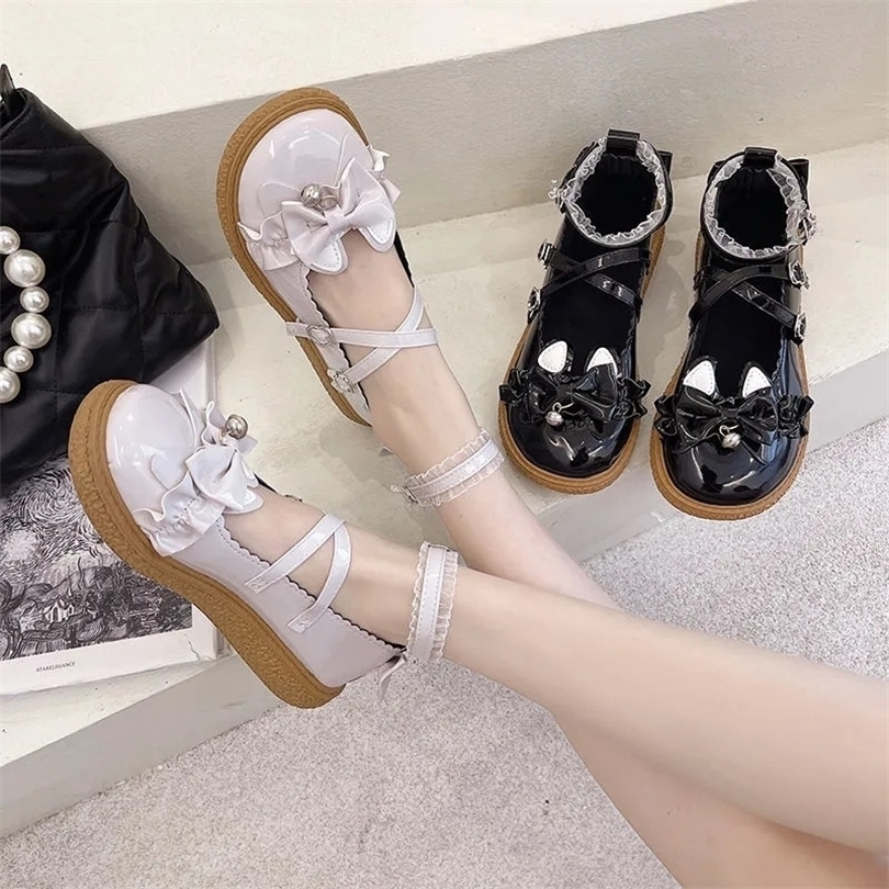 Sepatu Datar Wanita Model Kucing Manis Lolita Mary Jane Sepatu Hitam Platform Perancang Busana Sepatu Simpul Renda Kulit Imut 220614, Beige
Sepatu Datar Wanita Model Kucing Manis Lolita Mary Jane Sepatu Hitam Platform Perancang Busana Sepatu Simpul Renda Kulit Imut 220614, Beige