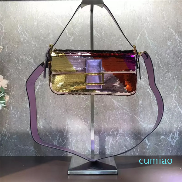 Gradient Underarm Bags Baguette Clutch Bag Sequins Crossbody Bags Genuine Leather Diagonal Stripe Pattern Retro Gold Letter Hasp, Color1
Gradient Underarm Bags Baguette Clutch Bag Sequins Crossbody Bags Genuine Leather Diagonal Stripe Pattern Retro Gold Letter Hasp, Color1