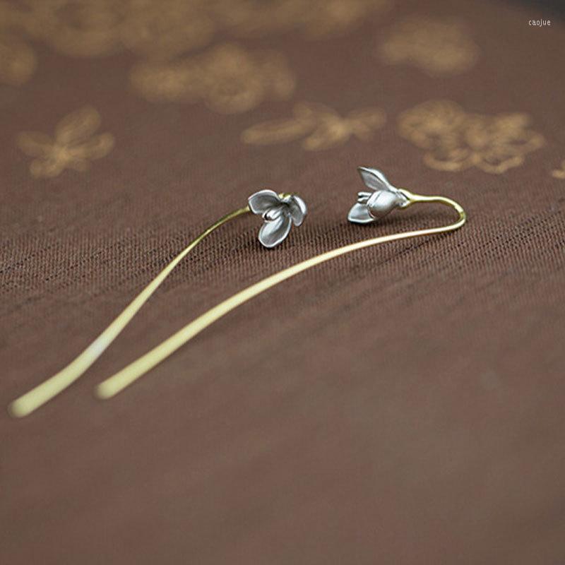 Stud Earrings Woman Earring Accessories Fine Female Long Flowers Ear Studs Simplicity Romantic Silver925 Gold Color Hanging Jewelry
Stud Earrings Woman Earring Accessories Fine Female Long Flowers Ear Studs Simplicity Romantic Silver925 Gold Color Hanging Jewelry