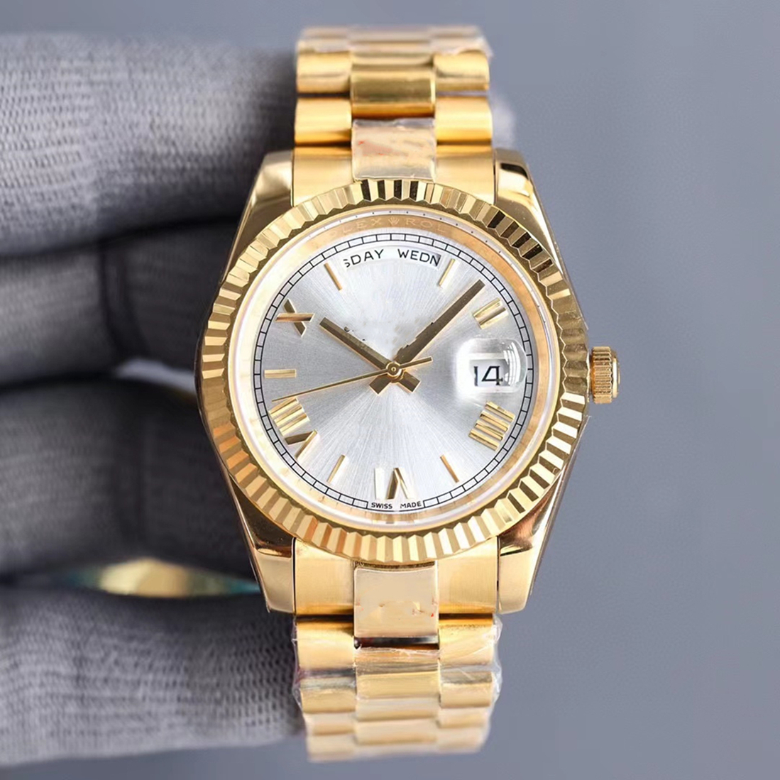 With original box Mens Watch Automatic Mechanical Watches 41mm Sapphire Waterproof 2813 Stainless Steel Montre de Luxe Business Wristwatches 2022