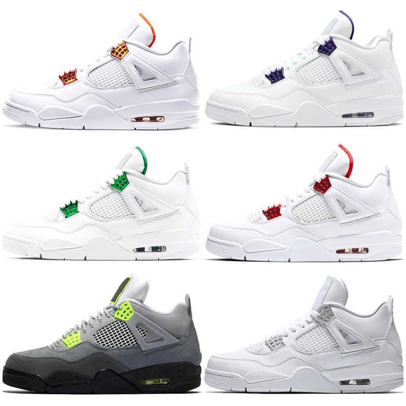 Golf shoe jumpman 4s Men Outdoor Basketball Shoes 4 What the Neon Bred Pure Money Metallic Pack Black Cat Chaussures Mens Sport Sneaker, As photo 12
Golf shoe jumpman 4s Men Outdoor Basketball Shoes 4 What the Neon Bred Pure Money Metallic Pack Black Cat Chaussures Mens Sport Sneaker, As photo 12