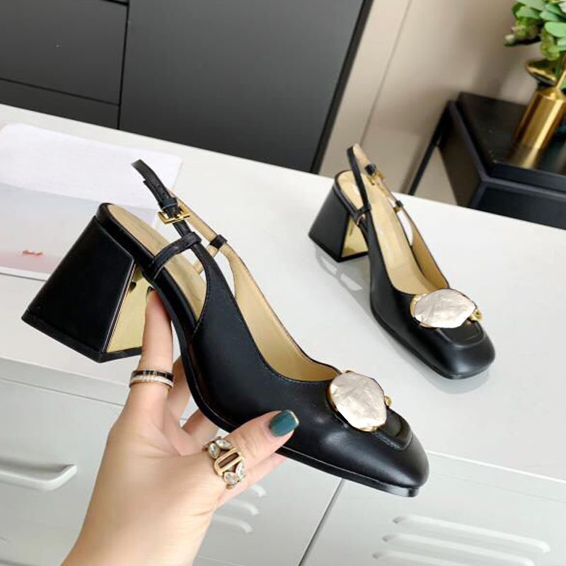 Summer women's sandals sexy designer fashion high heels leather metal buckle thick heel elegant office casual comfortable shoes, Extra shoebox
Summer women's sandals sexy designer fashion high heels leather metal buckle thick heel elegant office casual comfortable shoes, Extra shoebox