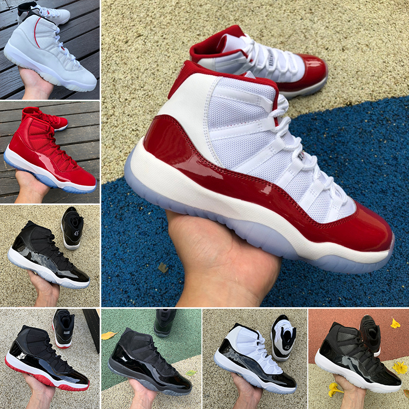 OG Quality Jumpman 11 11s Mens basketball shoes Cherry 72-10 Bred Cap and Gown Concord Gym Red Platinum Tint Space Jam men women trainers sports sneakers With Box
OG Quality Jumpman 11 11s Mens basketball shoes Cherry 72-10 Bred Cap and Gown Concord Gym Red Platinum Tint Space Jam men women trainers sports sneakers With Box