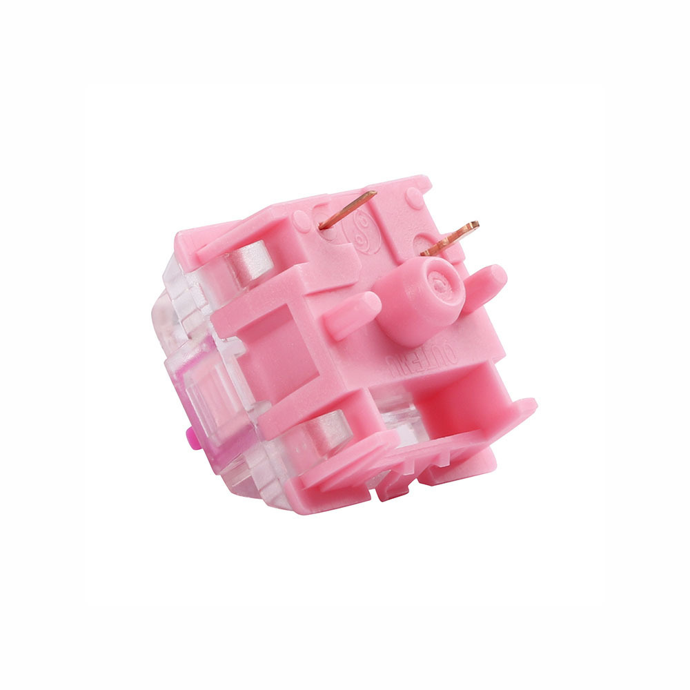 Keyboards Gazzew Boba gum pink silent Linear Bobagum RGB for Mechanical keyboard custom switch 5pin 52g 62g 68g bottom 221018