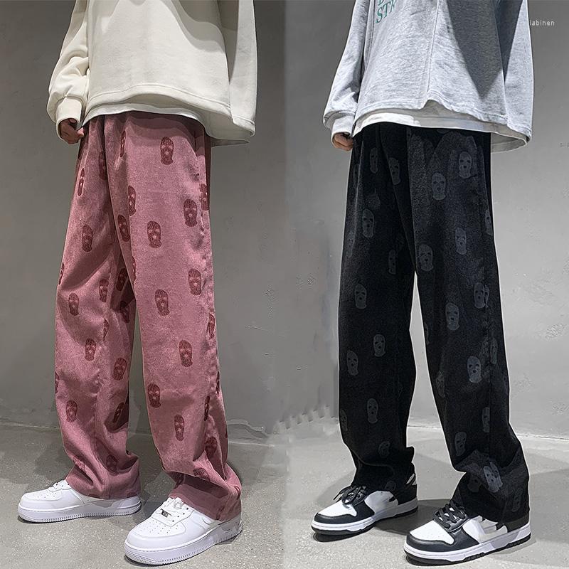 Men's Pants Baggy Corduroy Men Wide Spring Fashion Design Print Trousers Hiphop Straight Sweatpants Oversized Bottoms Man Y2k Clothes, Black
Men's Pants Baggy Corduroy Men Wide Spring Fashion Design Print Trousers Hiphop Straight Sweatpants Oversized Bottoms Man Y2k Clothes, Black