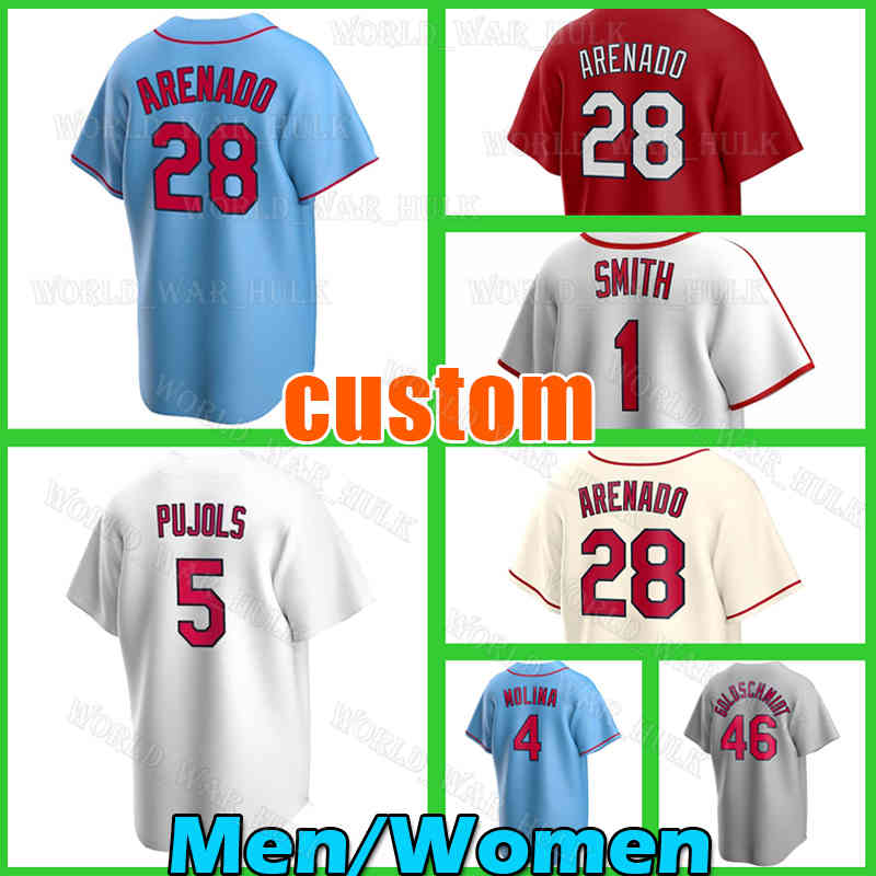 28 Nolan Arenado Jersey 4 Yadier Molina Baseball 46 Paul Goldschmidt St. Louis 5 Albert Pujols Adam Wainwright 1 Ozzie Smith 6 Stan Musial Cardinal Paul DeJong Carlson, Men custom new cool base(h q)
28 Nolan Arenado Jersey 4 Yadier Molina Baseball 46 Paul Goldschmidt St. Louis 5 Albert Pujols Adam Wainwright 1 Ozzie Smith 6 Stan Musial Cardinal Paul DeJong Carlson, Men custom new cool base(h q)