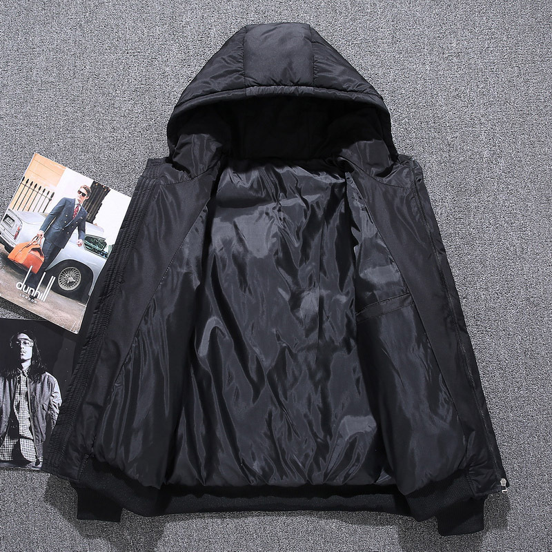 Winter Warm Men Jacket Coat Casual Autumn Stand Collar Puffer Thick Hat White Duck Parka Male Mens Winter Down Jacket With Hood 220912