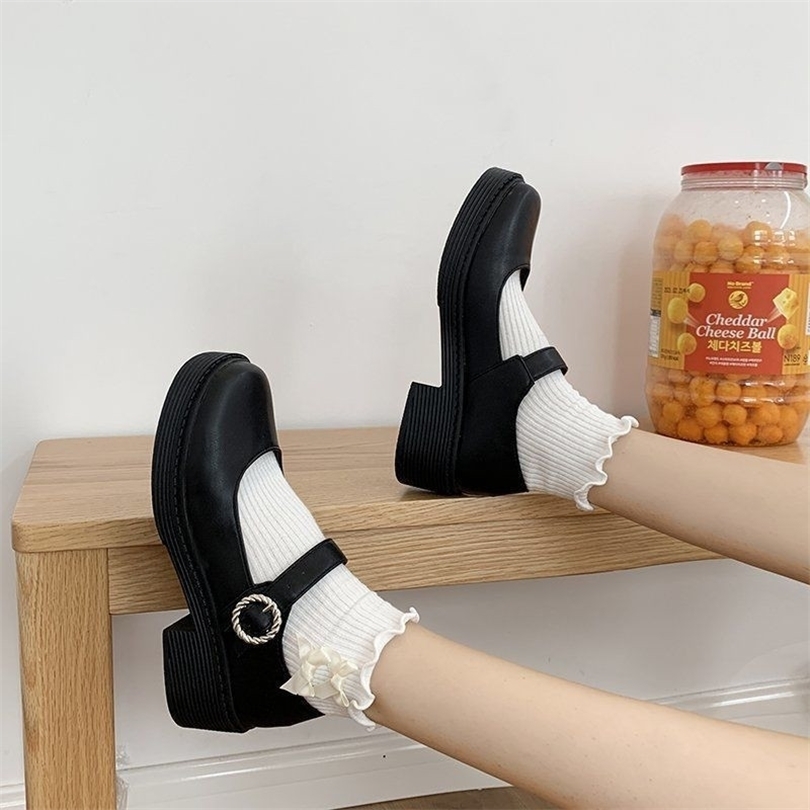 Goth Lolita Sepatu Mary Jane Kulit Paten Wanita Wedges Platform Chunky Sepatu Flat Hak Rendah Loafer Tali Gesper Hitam Modis 220614, Bright black
Goth Lolita Sepatu Mary Jane Kulit Paten Wanita Wedges Platform Chunky Sepatu Flat Hak Rendah Loafer Tali Gesper Hitam Modis 220614, Bright black