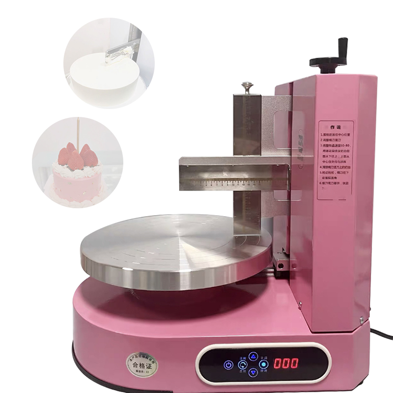 2022 Semi Automatic Kitchen Birthday Cake Smoothing Machine Cake Plastering Cream Layer Filling Maker3550271