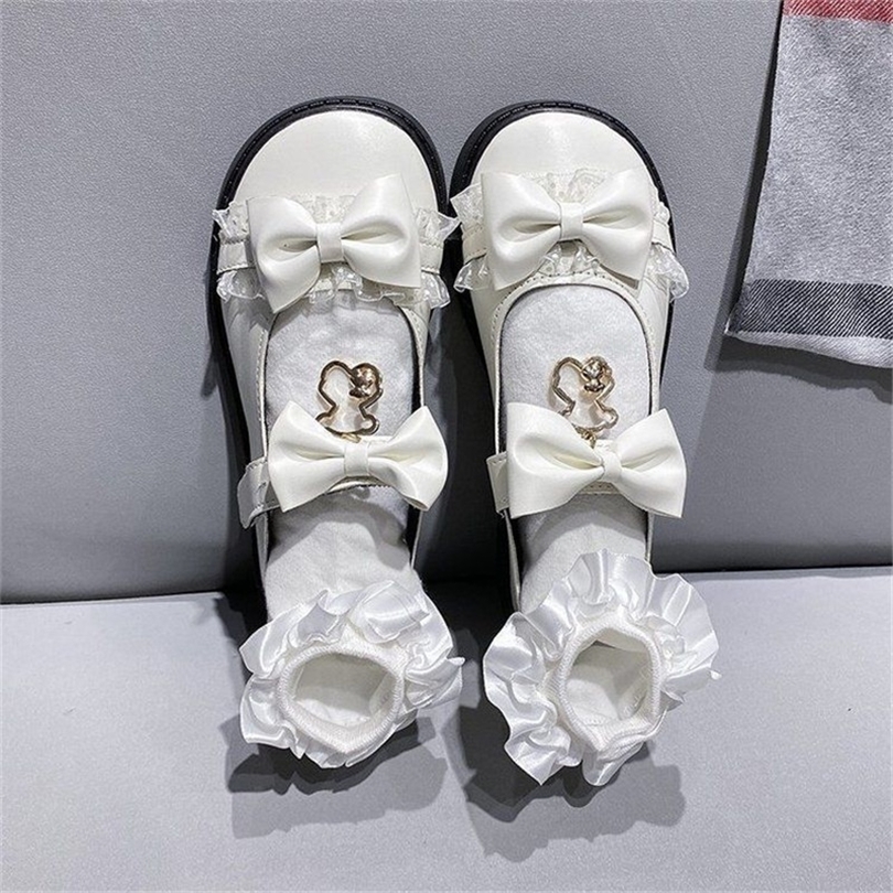 Sepatu Wanita Manis Renda Ikatan Simpul Mode Desainer Kawaii Lolita Mary Jane Flat Wanita Musim Semi Kulit Platform Loafers Putih 220614, White a
Sepatu Wanita Manis Renda Ikatan Simpul Mode Desainer Kawaii Lolita Mary Jane Flat Wanita Musim Semi Kulit Platform Loafers Putih 220614, White a