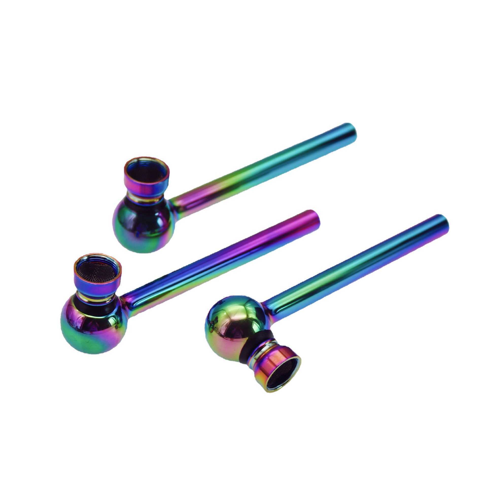 metal smoking pipes Electroplating rainbow color skull head small pipe wholesale screw removable assembled smoking-pipe cross-border
metal smoking pipes Electroplating rainbow color skull head small pipe wholesale screw removable assembled smoking-pipe cross-border