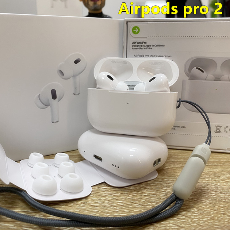 2nd generation AirPods Pro 2 airpod 3 Earbuds Earphone Air pod GPS rebranded Wireless Charging case Bluetooth headphones, White
2nd generation AirPods Pro 2 airpod 3 Earbuds Earphone Air pod GPS rebranded Wireless Charging case Bluetooth headphones, White