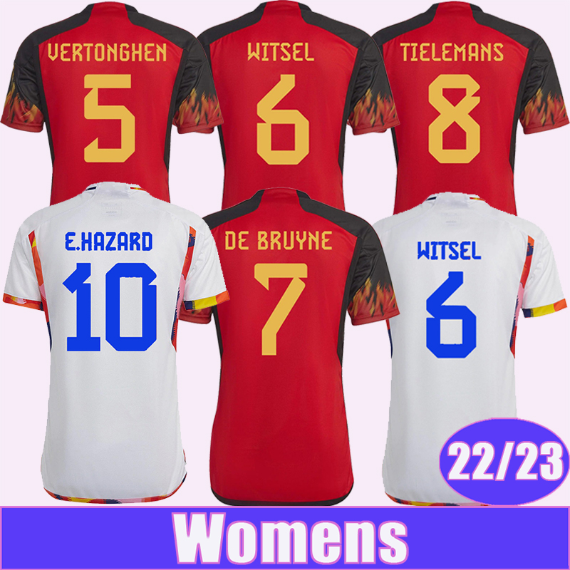 22 23 DE BRUYNE Womens Soccer Jerseys National Team E. HAZARD ALDERWEIRELD MERTENS WITSEL Home Away Football Shirts, Nv10327 22 23 away f..a world patch
22 23 DE BRUYNE Womens Soccer Jerseys National Team E. HAZARD ALDERWEIRELD MERTENS WITSEL Home Away Football Shirts, Nv10327 22 23 away f..a world patch