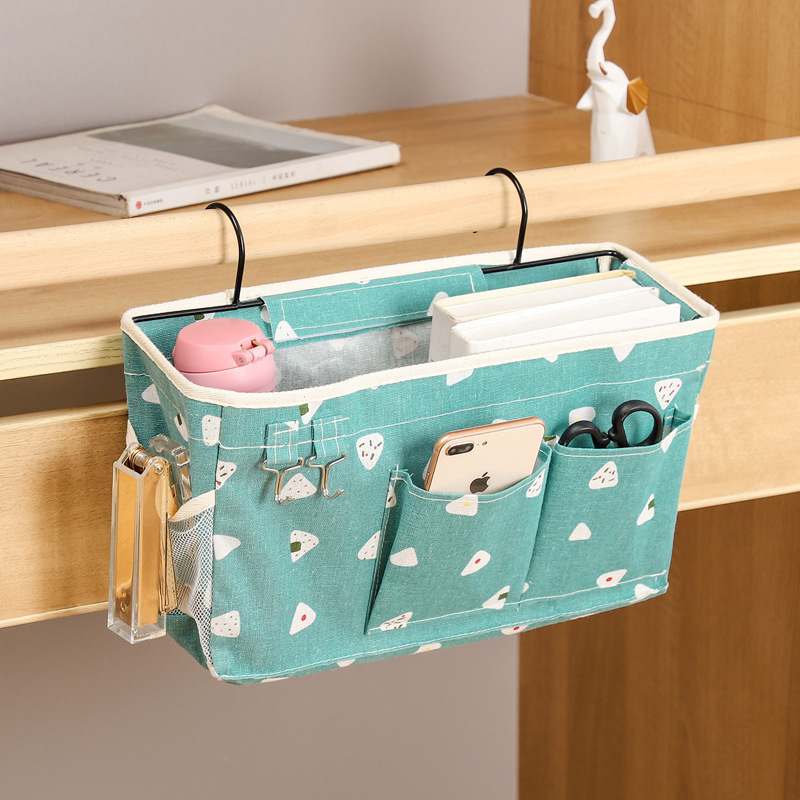 Bedside Storage Bags Crib Bed Side Pouch Hanging Caddy Bedside Toys Storage Organizer Nappy Holder Pockets Crib Accessories Bags 220531