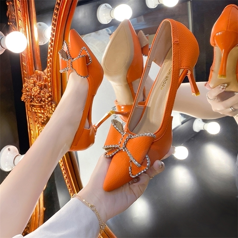 Dress Shoes Women's Pumps Bow Leather Pointed Toe High Heels Women Satin Thin Fashion Sexy Sandals Ladies 221017, Auburn
Dress Shoes Women's Pumps Bow Leather Pointed Toe High Heels Women Satin Thin Fashion Sexy Sandals Ladies 221017, Auburn