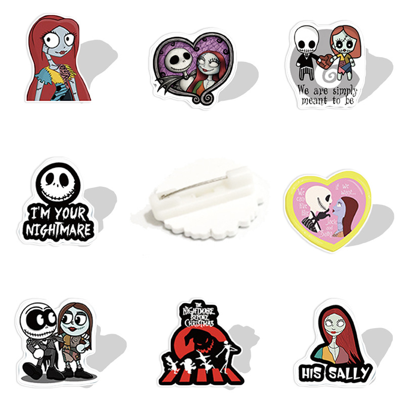 Resin material Cute Anime Movies Games Enamel Pins Collect Cartoon Brooch Backpack Hat Bag Collar Lapel Badges Women Fashion Jewelry The nightmare before Christmas, Pick colors and quantity
Resin material Cute Anime Movies Games Enamel Pins Collect Cartoon Brooch Backpack Hat Bag Collar Lapel Badges Women Fashion Jewelry The nightmare before Christmas, Pick colors and quantity