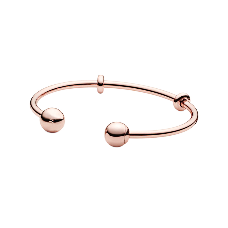 Rose Gold Open Bangle Bracelets with Original Box for Pandora Authentic Sterling Silver Charm Bracelet Cuff For Women Girls Wedding Party designer Jewelry
Rose Gold Open Bangle Bracelets with Original Box for Pandora Authentic Sterling Silver Charm Bracelet Cuff For Women Girls Wedding Party designer Jewelry