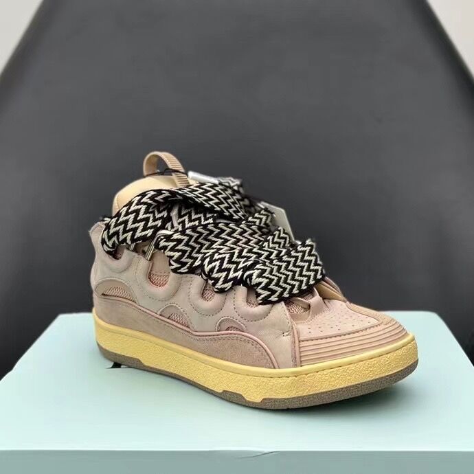 Lanvins luxury designer shoes Leather Curb Sneaker Dept Pale Pimk Multi Beige Yellow Black Purple Light Blue Gum White Ivory Brown Men Women Sports Sneakers BH75
Lanvins luxury designer shoes Leather Curb Sneaker Dept Pale Pimk Multi Beige Yellow Black Purple Light Blue Gum White Ivory Brown Men Women Sports Sneakers BH75
