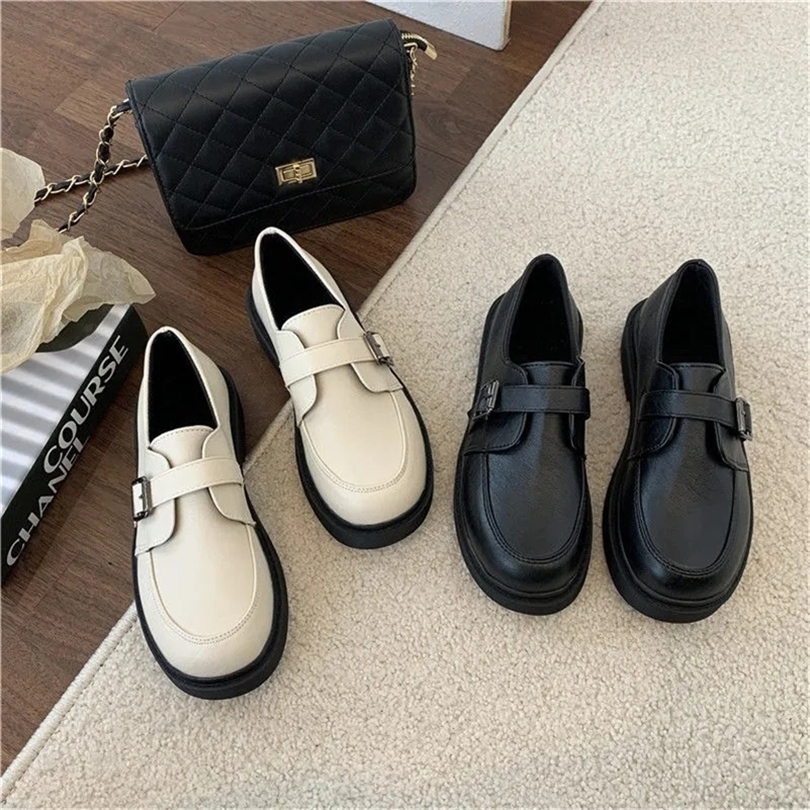 Sepatu Datar Platform Harajuku Wanita Kulit Gotik Hitam Putih Mode Ujung Kaki Bulat Kasual Musim Semi Zapatos De Mujer 220614, Black
Sepatu Datar Platform Harajuku Wanita Kulit Gotik Hitam Putih Mode Ujung Kaki Bulat Kasual Musim Semi Zapatos De Mujer 220614, Black