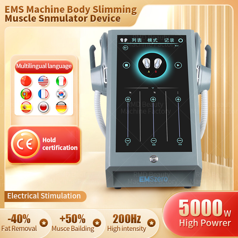 

Black Friday Deals 13Tesla NEO No-Needle Mesotherapy Device 5000W Hi-EMT RF High intensity Electromagnetic Training Muscle EMSzero 5 Handles Body Sculpting machine