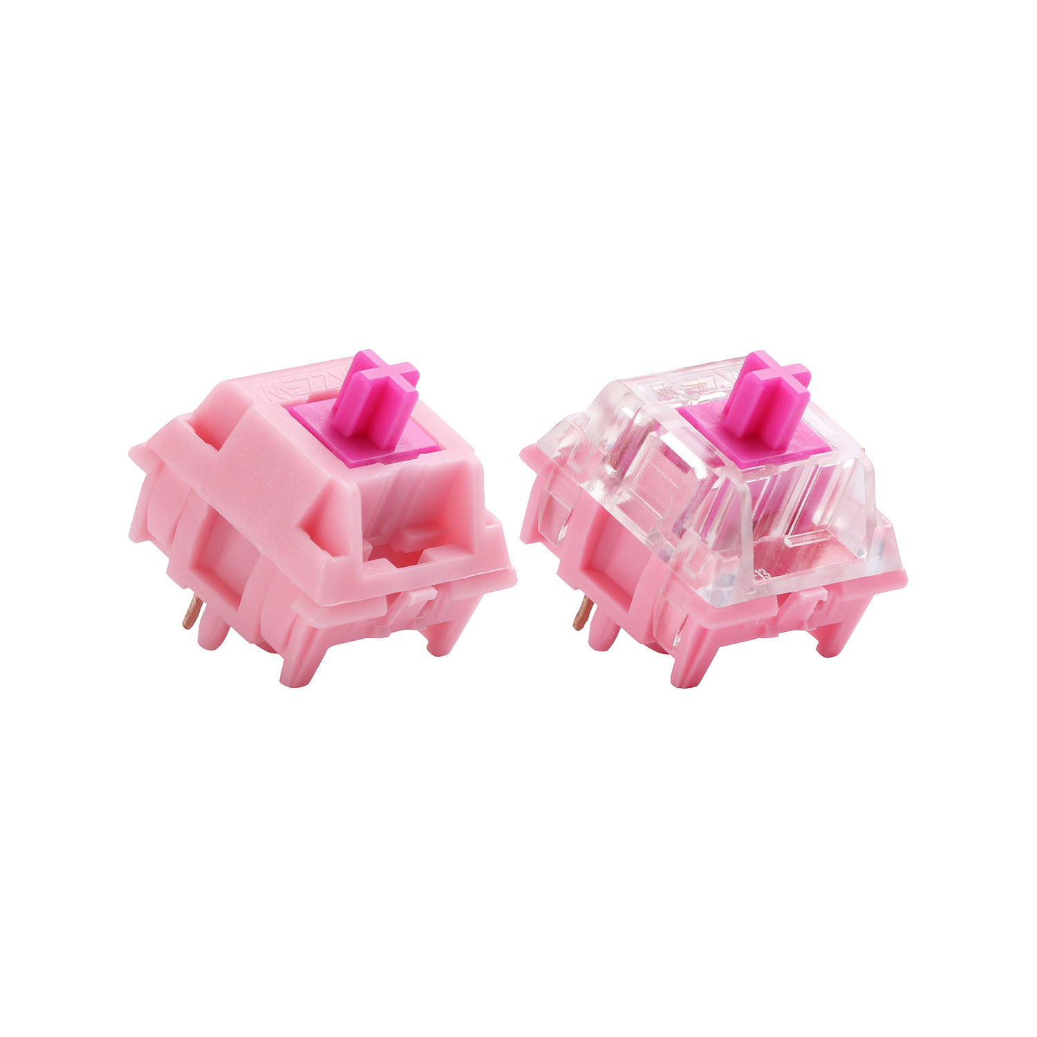 Keyboards Gazzew Boba gum pink silent Linear Bobagum RGB for Mechanical keyboard custom switch 5pin 52g 62g 68g bottom 221018