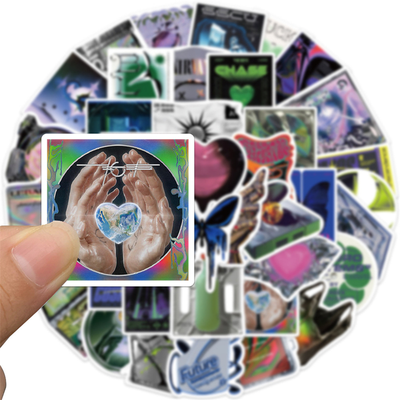 40PCS Cool Harajuku Acid Graphic Art Stickers Graffiti Kids Toy Skateboard car Motorcycle Bicycle Sticker Decals Wholesale