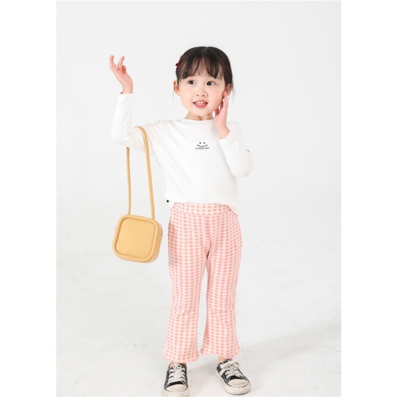 Candy Color Baby Girls Cotton Boot Cut Pant Streetwear Cute Kids Girls Trousers Infant Flares Pant 220512