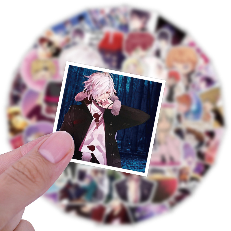 50Pcs Anime Diabolik Lovers stickers Devil Lovers Graffiti Kids Toy Skateboard car Motorcycle Bicycle Sticker Decals Wholesale