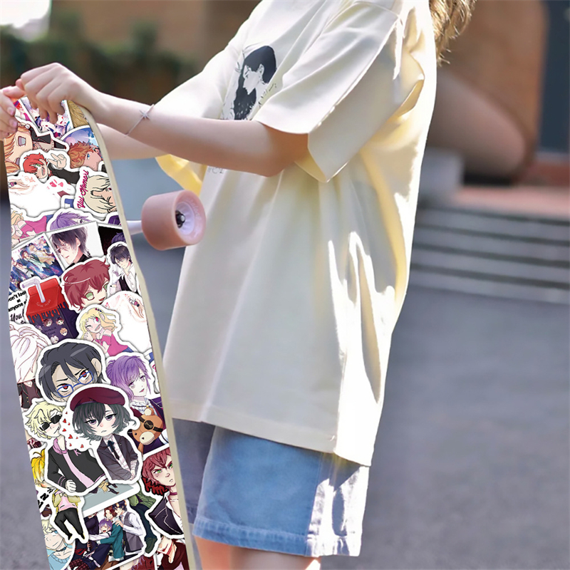 50Pcs Anime Diabolik Lovers stickers Devil Lovers Graffiti Kids Toy Skateboard car Motorcycle Bicycle Sticker Decals Wholesale