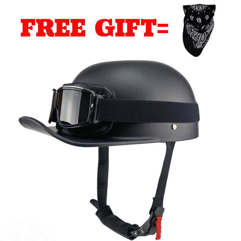 Cycling Helmets Motorcyc Venom Helmet Retro Baseball Cap Motorcyc Baseball Cap Accessories Vitange Duck Helmet Dot Casco Moto Motorbike BQ1 L221014