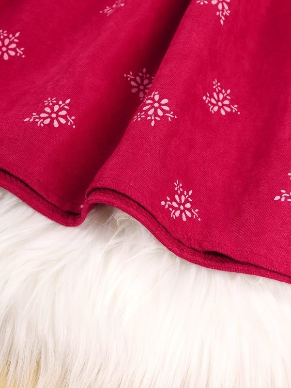 Toddler Girls Floral Print Embroidered Mesh Statement Collar Dress SHE