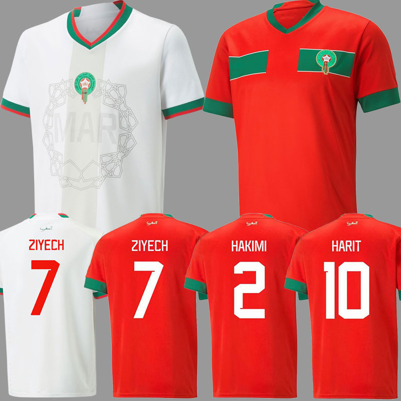 2022 Morocco soccer jerseys home away 2022 2023 HAKIMI maillot de foot Ziyech Boufal FAJR Munir Ait Bennasser Amrabat football shirts
2022 Morocco soccer jerseys home away 2022 2023 HAKIMI maillot de foot Ziyech Boufal FAJR Munir Ait Bennasser Amrabat football shirts