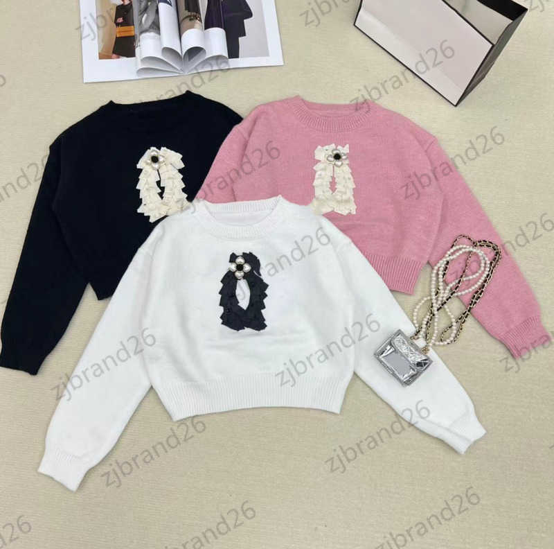 Brand Womens Sweater Flower Nail Bead Collar Pullover Knitted Sweaters Bump Color Lace Pattern Decoration Knitwear Women Clothing 3 Colors 1970
Brand Womens Sweater Flower Nail Bead Collar Pullover Knitted Sweaters Bump Color Lace Pattern Decoration Knitwear Women Clothing 3 Colors 1970