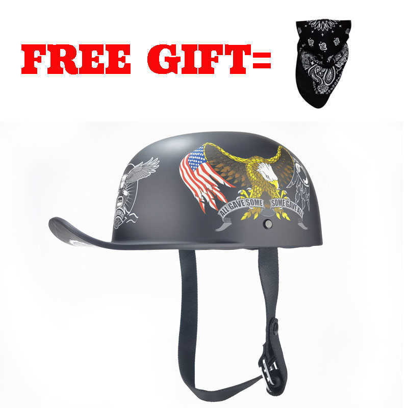 Cycling Helmets Motorcyc Venom Helmet Retro Baseball Cap Motorcyc Baseball Cap Accessories Vitange Duck Helmet Dot Casco Moto Motorbike BQ1 L221014