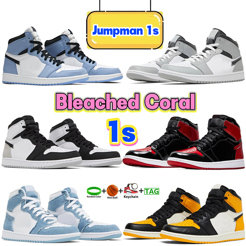 Designer Jumpman 1s Basketball Shoes Men Women 1 Light Smoke Grey University Blue taxi Chicago Bred Patent Bleached Coral Heritage Black White Pollen mens Sneakers, #48- bubble wrap packaging
Designer Jumpman 1s Basketball Shoes Men Women 1 Light Smoke Grey University Blue taxi Chicago Bred Patent Bleached Coral Heritage Black White Pollen mens Sneakers, #48- bubble wrap packaging