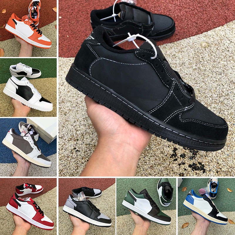 Jumpman 1 1s low Mens basketball shoes Retro Starfish Travis Scotts Black Phantom Dark Mocha Panda Pine Green men women trainers sports, Ts x dark mocha
Jumpman 1 1s low Mens basketball shoes Retro Starfish Travis Scotts Black Phantom Dark Mocha Panda Pine Green men women trainers sports, Ts x dark mocha
