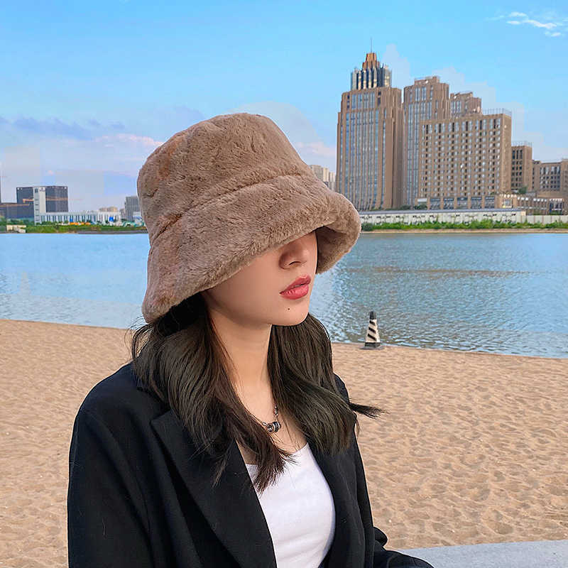 Wide Brim Hats Fashion Faux Fur Winter Bucket for Women Girl Solid Thickened Soft Warm Fishing Cap Outdoor Vacation Lady G221014, White
Wide Brim Hats Fashion Faux Fur Winter Bucket for Women Girl Solid Thickened Soft Warm Fishing Cap Outdoor Vacation Lady G221014, White