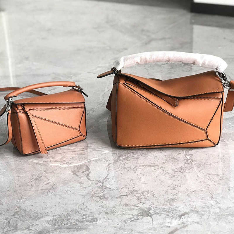 Designer Brand Loew's Demal Leather Puzzles Bags Loews Woman Small Single Shoulder Hangbag Geometry 24cm Tobx, Large orange
Designer Brand Loew's Demal Leather Puzzles Bags Loews Woman Small Single Shoulder Hangbag Geometry 24cm Tobx, Large orange