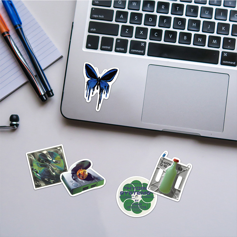 40PCS Cool Harajuku Acid Graphic Art Stickers Graffiti Kids Toy Skateboard car Motorcycle Bicycle Sticker Decals Wholesale