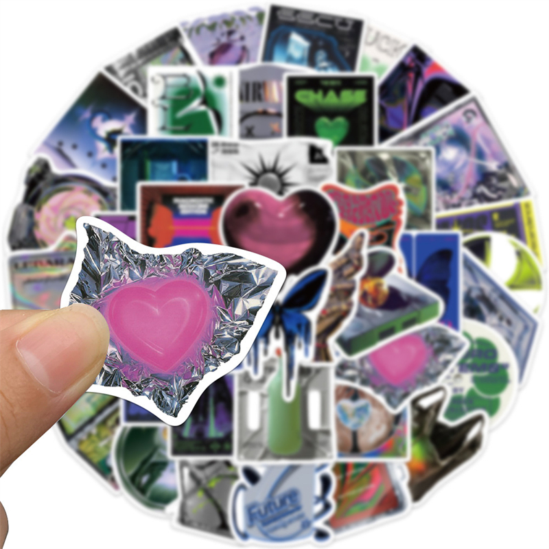 40PCS Cool Harajuku Acid Graphic Art Stickers Graffiti Kids Toy Skateboard car Motorcycle Bicycle Sticker Decals Wholesale