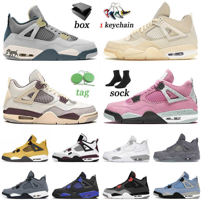 Big Size 50 Top Quality 2022 Mens Basketball Shoes Jorda 4s IV Off Sail University Pink Craft Kaws Grey Red Thunder Jordens 4 Men Women, A16 purple metallic 36-50
Big Size 50 Top Quality 2022 Mens Basketball Shoes Jorda 4s IV Off Sail University Pink Craft Kaws Grey Red Thunder Jordens 4 Men Women, A16 purple metallic 36-50
